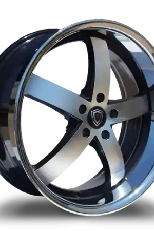 MARQUEE WHEELS M5330 5x115 20x10.5+20 SILVER /MACHINED/STAINLESS LIP Editor’s Pick