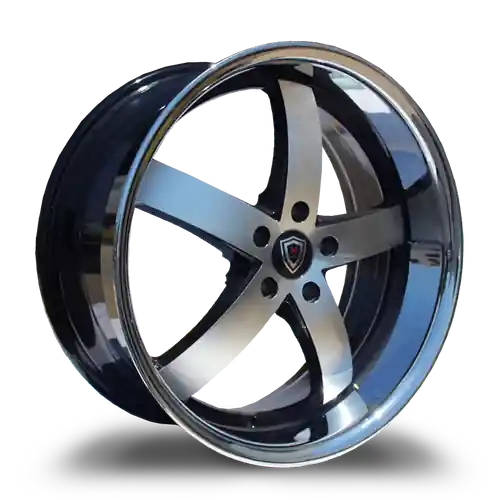 MARQUEE WHEELS M5330 5x115 20x10.5+20 SILVER /MACHINED/STAINLESS LIP Editor’s Pick