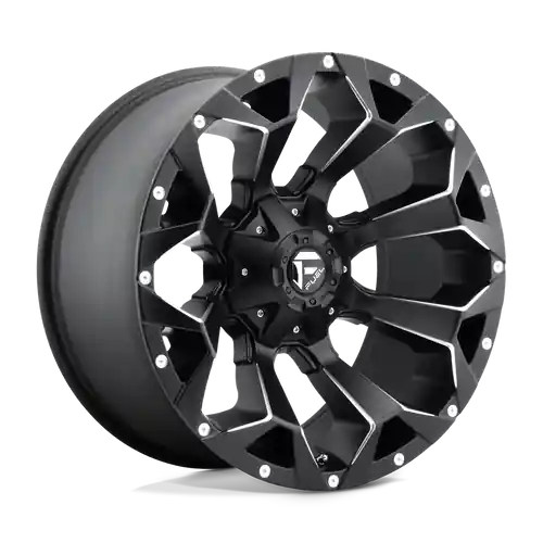 Trending Fuel 1PC D546 ASSAULT 8X165.1 20X9 +1 MATTE BLACK MILLED