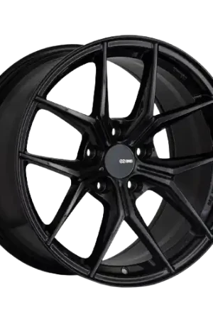 Authentic Enkei TSR-X 5x120 18x9.5+40 Gloss Black