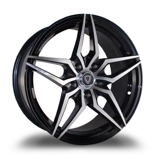 MARQUEE WHEELS M3259 5x120 18x9+38 BLACK / MACHINED Buy Direct
