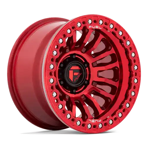 Fuel 1PC FC125 RINCON BEADLOCK 6X139.7 17X9 -38 CANDY RED Holiday Sale