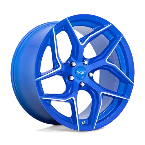 Niche 1PC M268 TORSION 5X120 20X10.5 +35 ANODIZED BLUE MILLED Modern