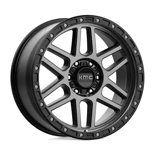 No Minimum Order KMC KM544 MESA 6X135 17X8.5 +0 SATIN BLACK WITH GRAY TINT