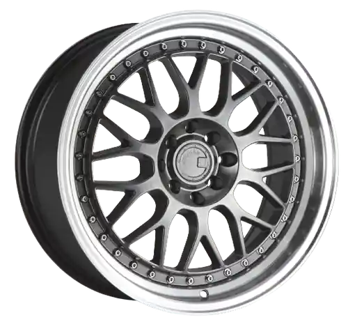 Last Chance Aodhan AH02 5x114.3 18x9.5+30 Hyper Black w/ Machined Lip