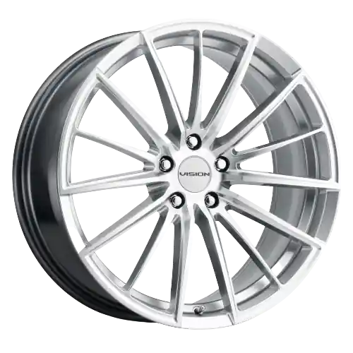 High Quality Vision Street-Designs 473 Axis 5x112 17x8+38 Hyper Silver Machined Face