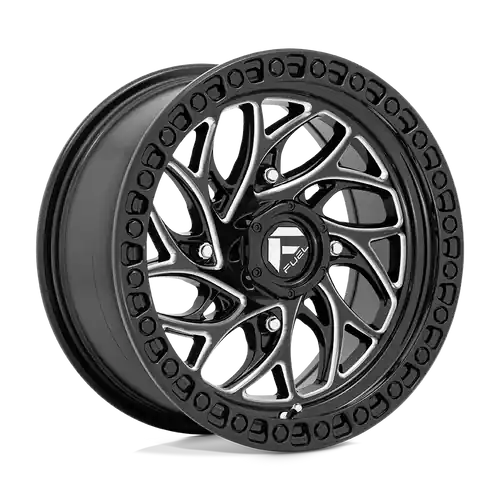 Fuel UTV D741 RUNNER 4X156 15X10 +0 GLOSS BLACK MILLED Popular