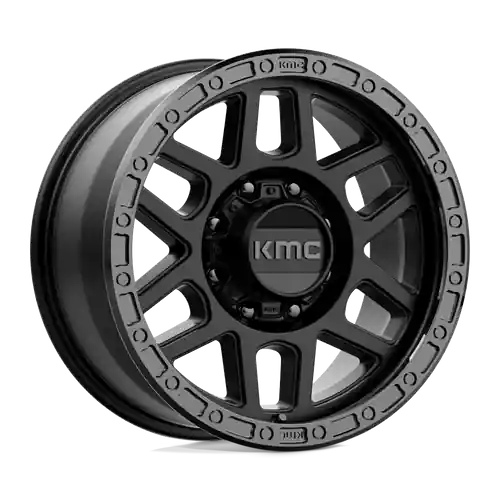 Super Sale KMC KM544 MESA 8X170 18X9 +18 SATIN BLACK WITH GLOSS BLACK LIP