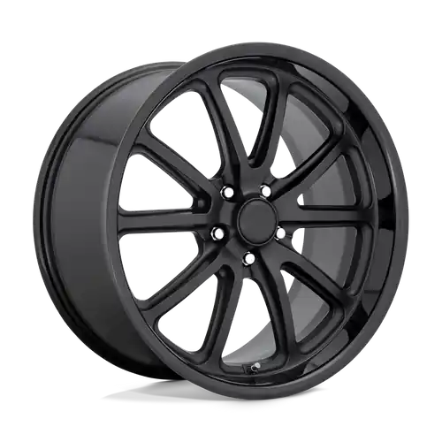 US Mag 1PC U123 RAMBLER 5X127 20X9.5 +1 GLOSS BLACK MATTE BLACK Certified