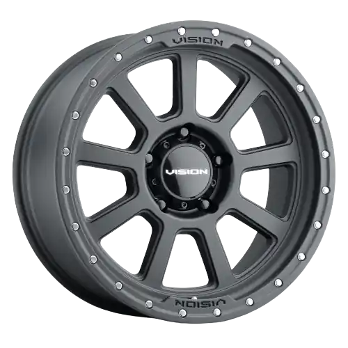 Vision Off-Road 350 Ojos 5x127 17x9+12 Satin Black No Minimum Order