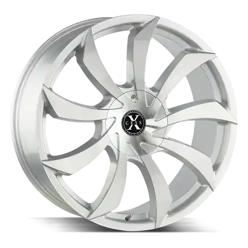 Xcess X01 5x110/5x115 22x9 +35 Brushed Face Silver Genuine