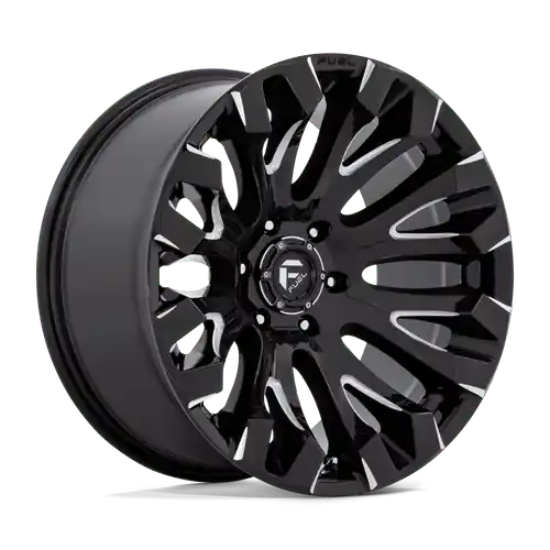Fuel 1PC D828 QUAKE 5X127 20X9 +1 GLOSS BLACK MILLED Today Only