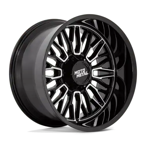 Moto Metal MO809 STINGER 6X135/6X139.7 20X10 -18 GLOSS BLACK MACHINED Hassle-Free Returns