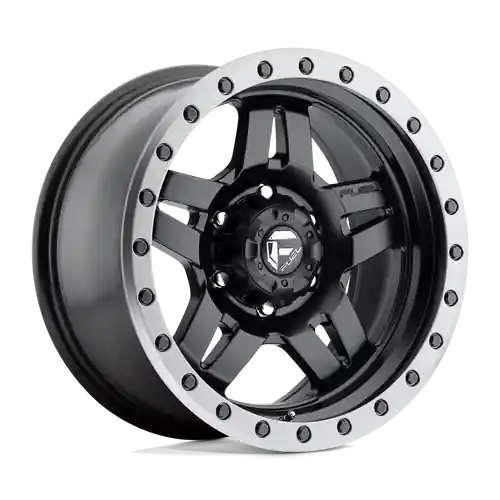 Authentic Fuel 1PC D557 ANZA 6X135 18X9 +1 MATTE BLACK GUN METAL RING