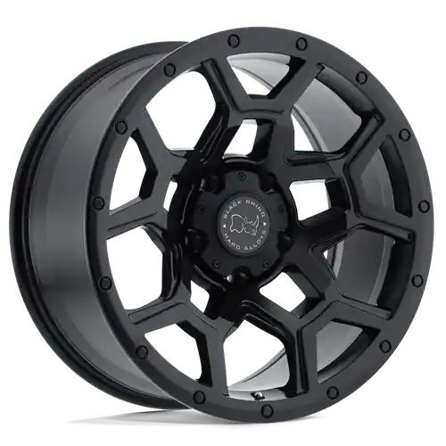 Black Rhino OVERLAND 6X139.7 17X9.5 +6 MATTE BLACK Brand New