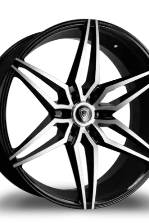 MARQUEE WHEELS M3259A 6x139.7 22x9.5+30 BLACK / MACHINED Top Rated