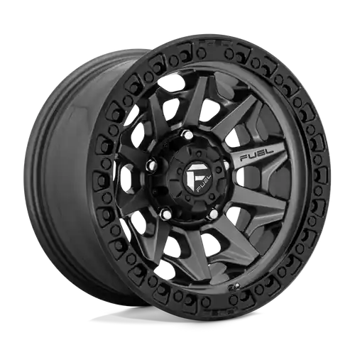 In Demand Fuel 1PC D716 COVERT 8X165.1 20X9 +1 MATTE GUN METAL BLACK BEAD RING