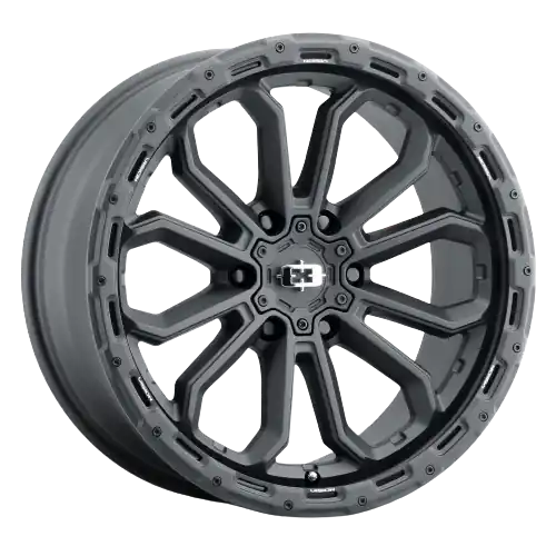 Vision Off-Road 405 Korupt 8x170 17x9-12 Satin Black Professional Grade