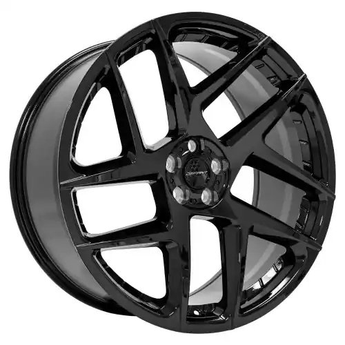 DEFIANT DF05 5-108 22x10+37 Black Fast Shipping