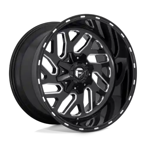 Fuel 1PC D581 TRITON 6X135/6X139.7 18X9 -12 GLOSS BLACK MILLED Grab Now
