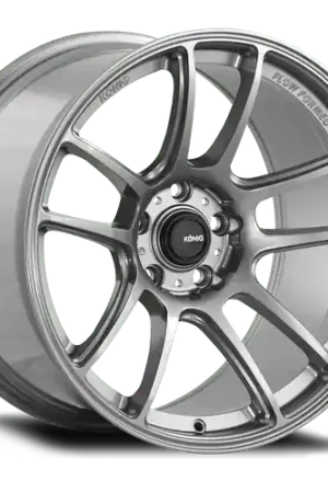 Konig Heliogram 5X114.3 19x9.5+35 Titanium Metallic Knurled Bead Flow Formed Price Drop
