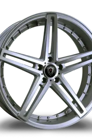 Hot Deal MARQUEE WHEELS M5334 5x114.3 22x9+35 SILVER / MACHINED