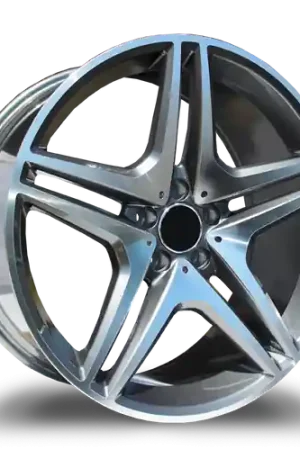 Fan Favorite REPLICA WHEELS R5055 5x112 20x9.5+35 GREY / MACHINED