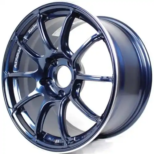 Advan Racing RZII 5x120 19x9.5 +50 RACING INDIGO BLUE & RING Same Day Shipping