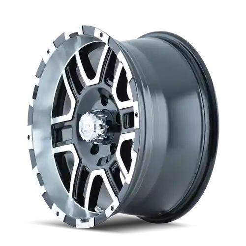 Ion Type 179 6x139.7 18x9+12 Black/Machined Face/Machined Lip In Demand