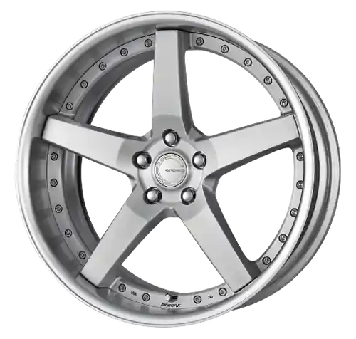 Work Gnosis Gr203 5x114.3 21x12+38 H Disk Brush Silver Clear Special Discount