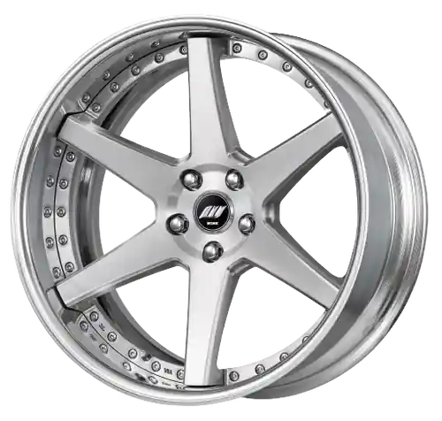 Authentic Work Zeast Black Label Bst1 5x114.3 19x9.5+12 W Disk Brush Silver Clear