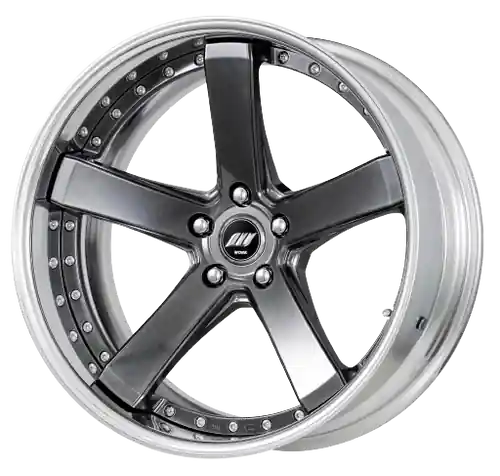 Buy Direct Work Zeast Black Label Bst2 5x120 19x8.5+12 A Disk Brilliant Silver Black