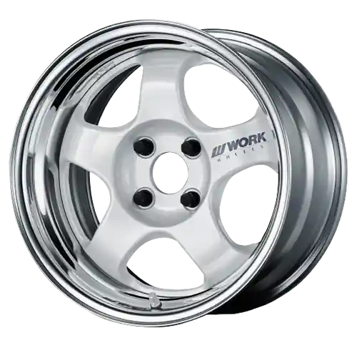 Work Meister S1 2P 5x120.65 15x8.5+0 R Disk White Cheap