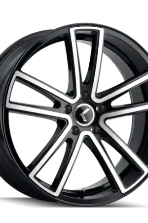 Time-Limited Kraze Lusso 190 5x120 17x8+38 Black W/Machined Face