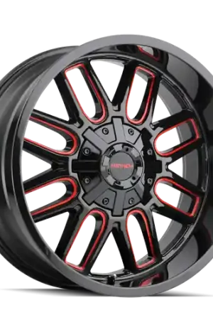 Hot Deal Mayhem Cogent 8107 6x135/6x139.7 20x9+0 Black W/Prism Red