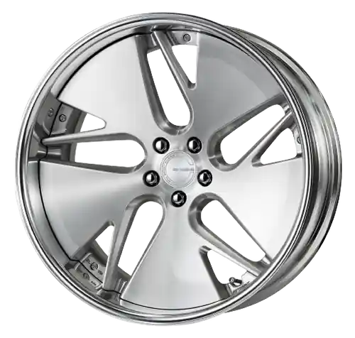 Luxury Work Gnosis Cvd 5x120.65 19x9.5+45 H Disk Brush Silver Clear