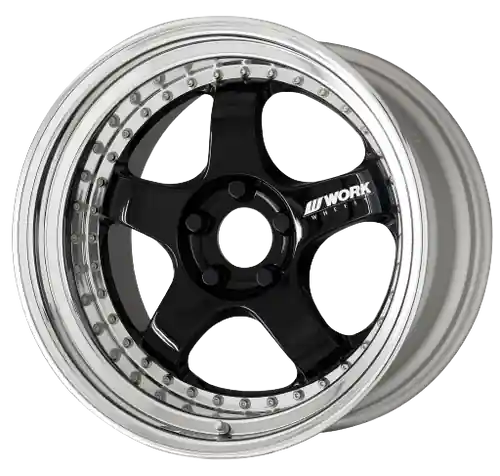 Work Meister S1 3P 5x100 18x10.5-1 O Disk Black New Release