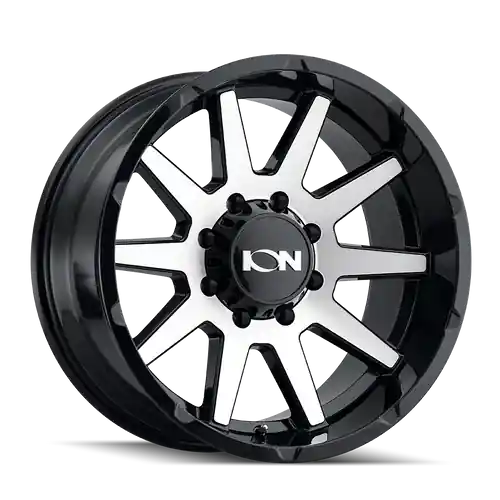 Ion Type 143 5x139.7 20x9+0 Gloss Black/Machined Face Final Sale