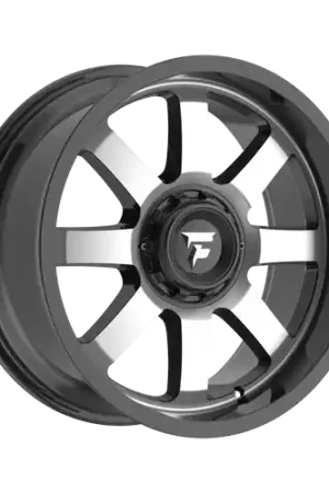Fittipaldi Offroad FA16MB 8x165.1 20x9 +12 Gloss Black Machined Next Day Delivery