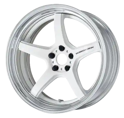 Work T5R 2P 5x115 19x8.0 +22 WHITE Hassle-Free Returns