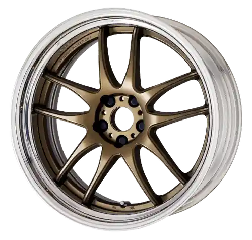 Work Cr 2P 5x114.3 20x9.0 +38 Matte Bronze Professional Grade