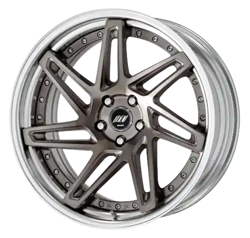 Work Zeast st3 5x114.3 20x8.5+38 T Disk Transparent Grey Polish Crafted
