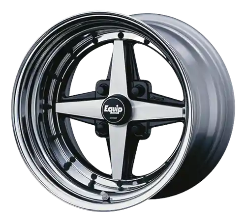 Equip 01 Black Polish 4x100 15x11 -3 Direct From Factory