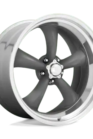 American Racing Vintage VN215 CLASSIC TORQ THRUST II 5X127 20X8 0 MAG GRAY W/ MACHINED LIP Viral