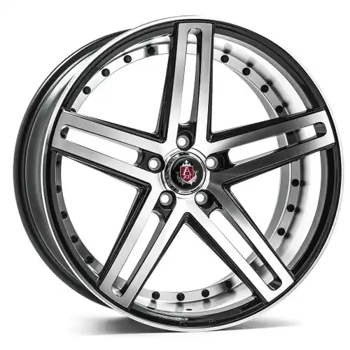 Axe EX20 5x120 22X10.5+38 BLACK AND POLISHED FACE New Release