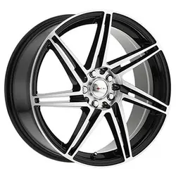Focal 449U F-14 5X100/5x114.3 16x7 +40 Gloss Black w/Diamond Cut Face Time-Limited