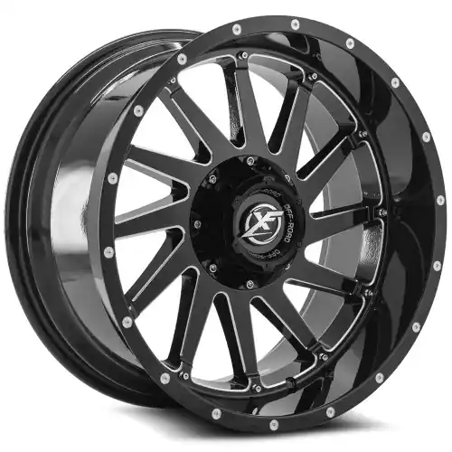 Buy Online XF Off-Road XF-216 5x127/5x139.7 20x9 +0 Gloss Black & Milled