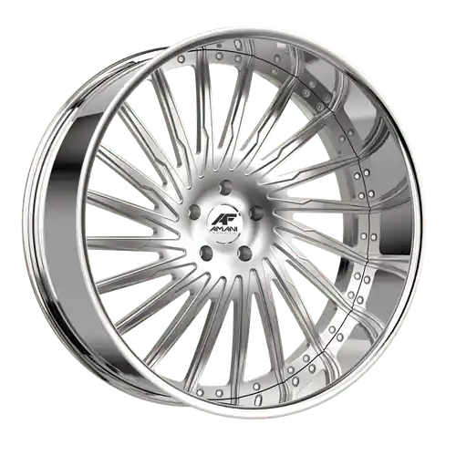 Amani Cultura 5x120/5x127 26x10 +5 Brush Center Chrome Lip Super Sale