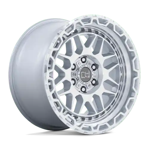 Black Rhino HOLCOMB 6X114.3 17X9.5 +18 GLOSS SILVER W/ MIRROR CUT FACE Best Choice