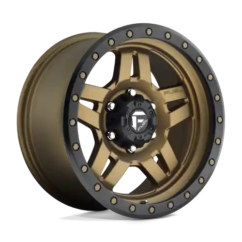 Money Back Guarantee Fuel 1PC D583 ANZA 5X127 20X9 +1 MATTE BRONZE BLACK BEAD RING